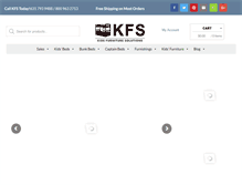 Tablet Screenshot of kfsstores.com
